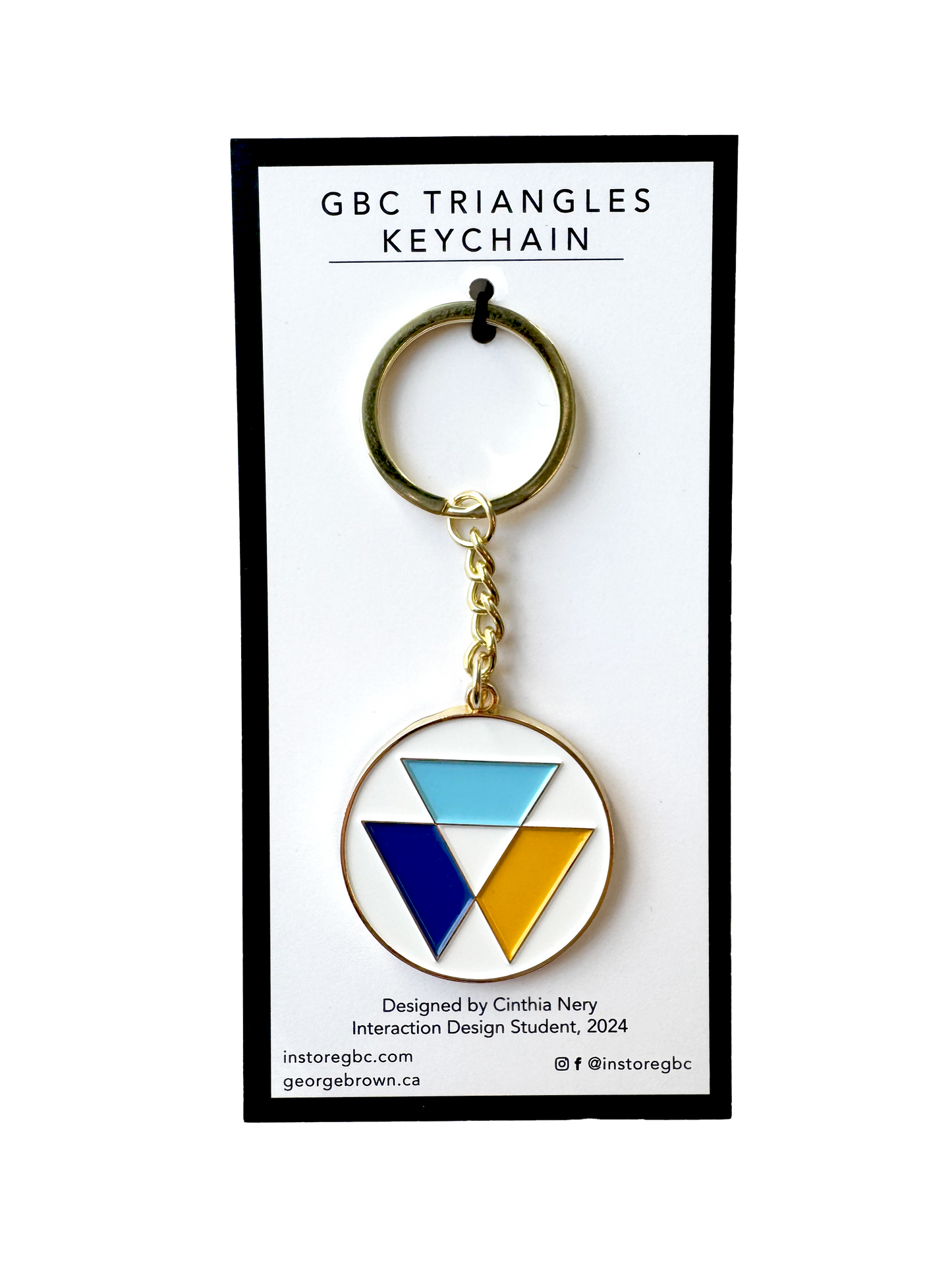 GBC Triangles Keychain