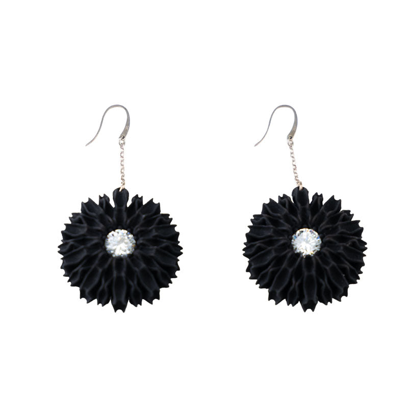Sea Urchin 3D-Printed Earrings