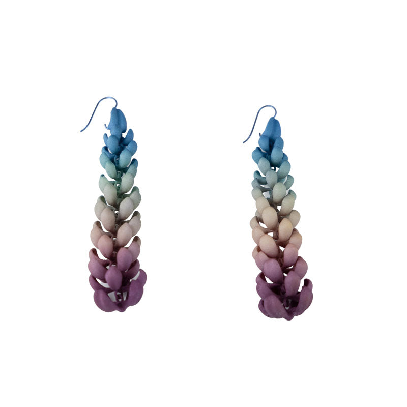 Spine Flower 3D-Printed Earrings