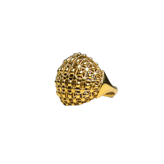 Gold Plated Brass Ring