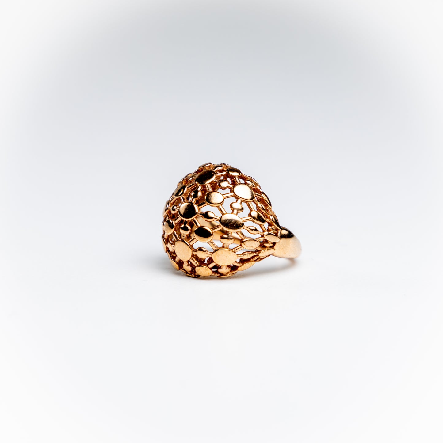 RoseGold Plated Brass Ring