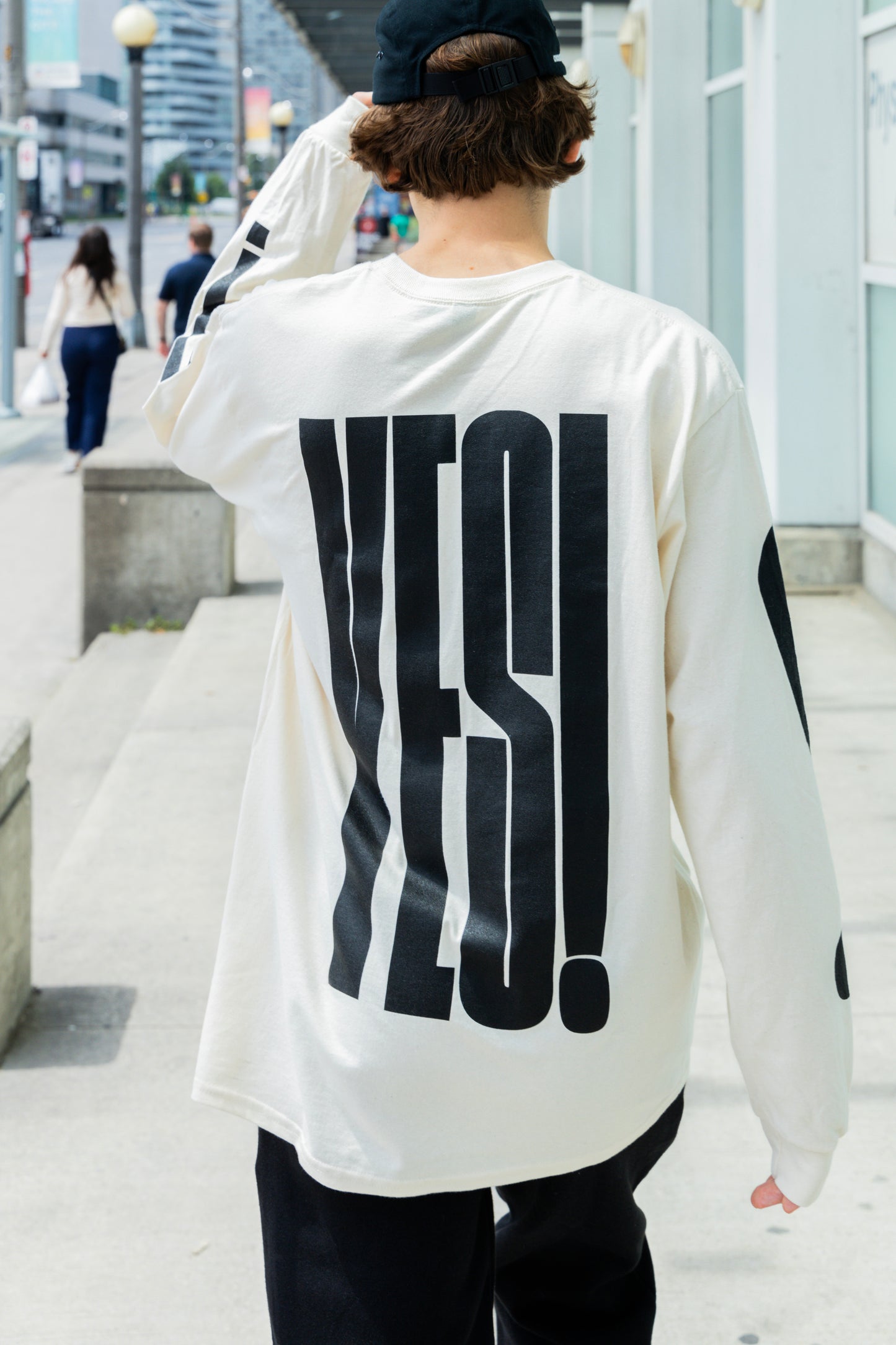 2024 YES! T-Shirt White Long Sleeves