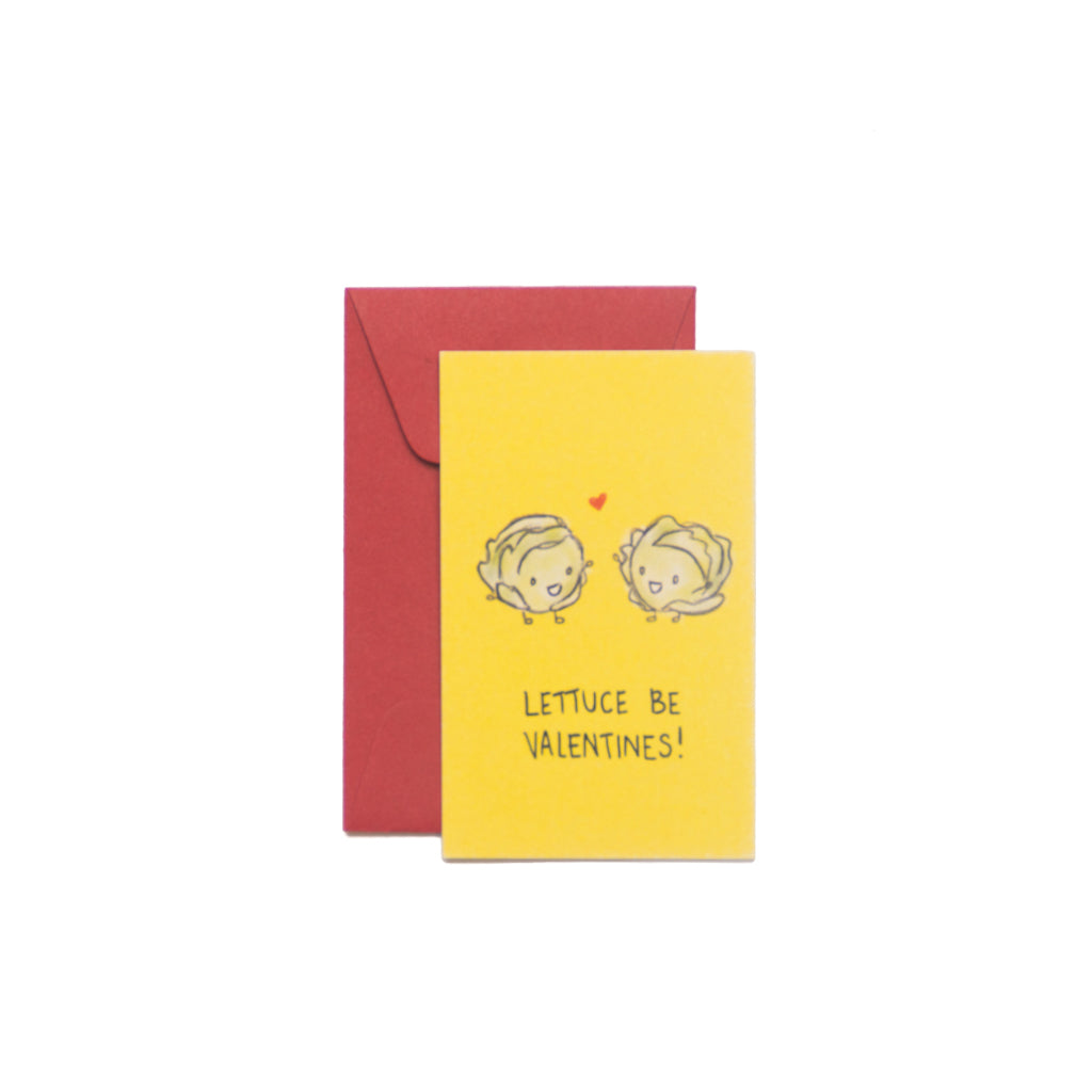 Lettuce Be Valentines Mini-Valentine Card - George Brown College