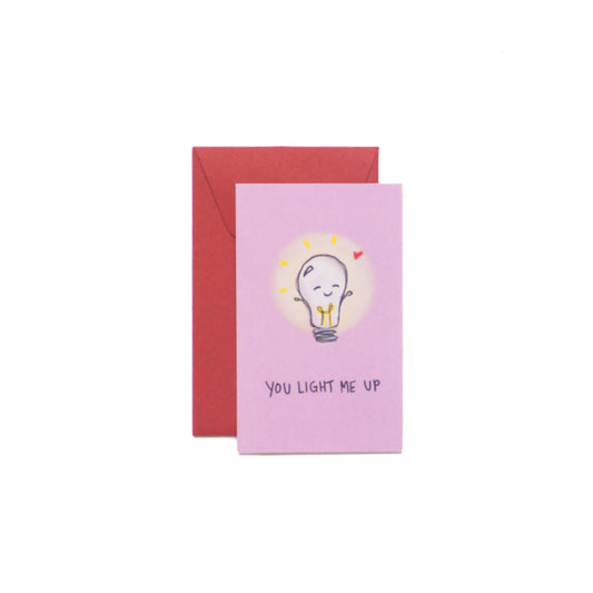 You Light Me Up Mini-Valentine Card - George Brown College