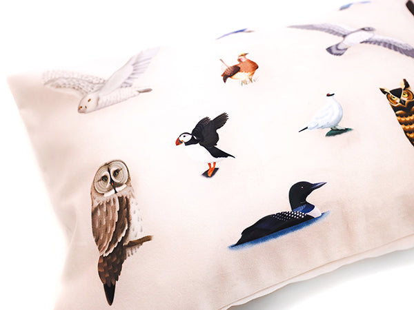 Provincial Birds Pillow Cover
