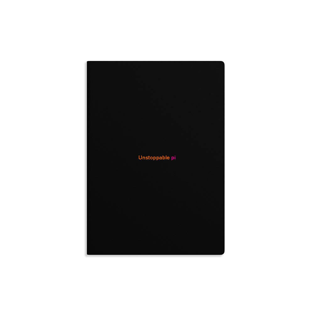 black book cover with unstoppable text in orange and pi text in pink