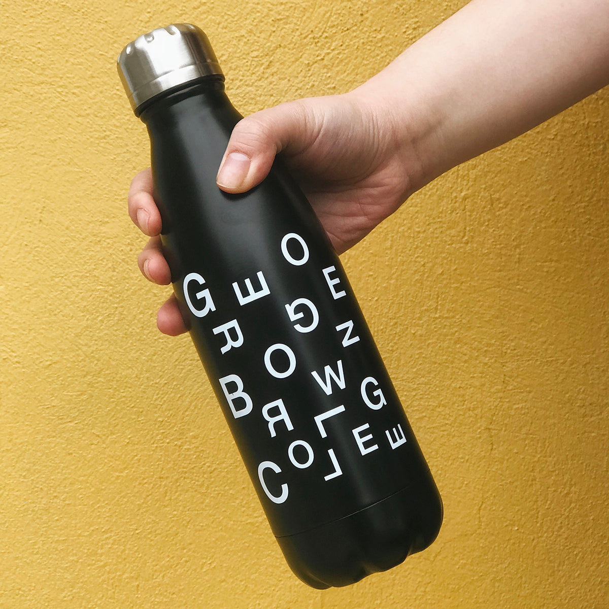 GBC Typography Water Bottle - George Brown College
