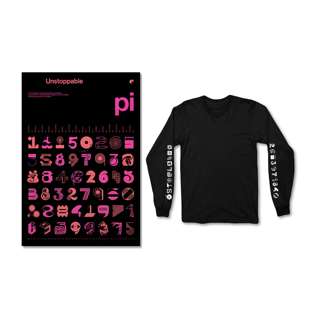 Pi - Long Sleeve Shirt & Poster Bundle