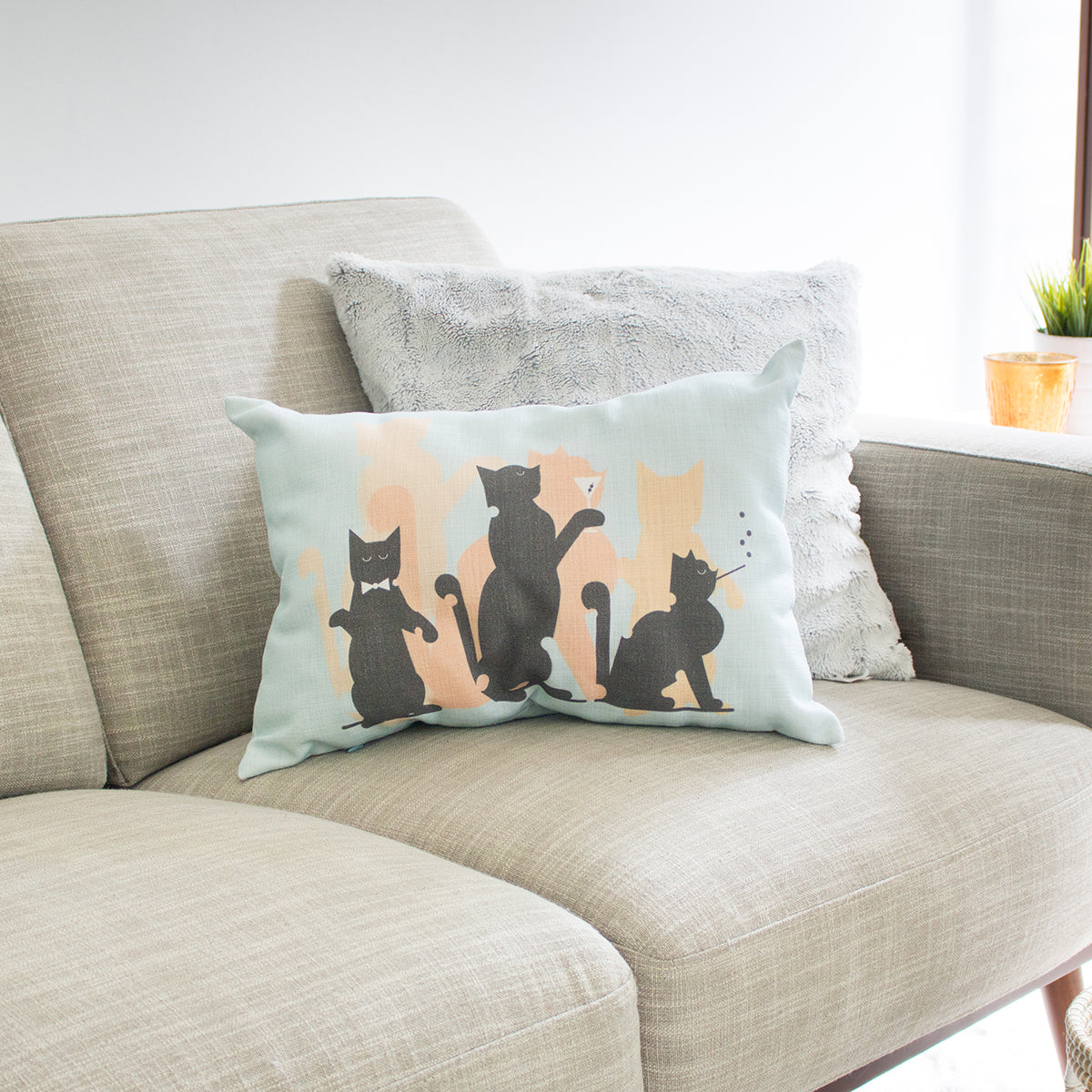 Jazz Cats Pillow Cover - George Brown College