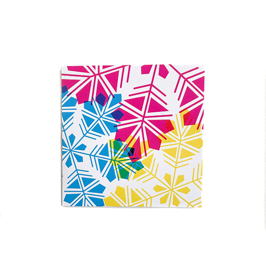 Colourful Snowflakes Card