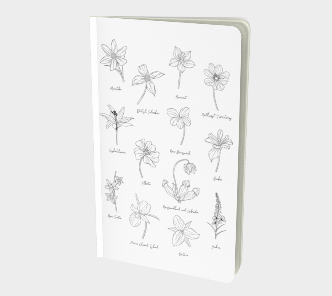 Provincial Flowers 5x8" Notebook